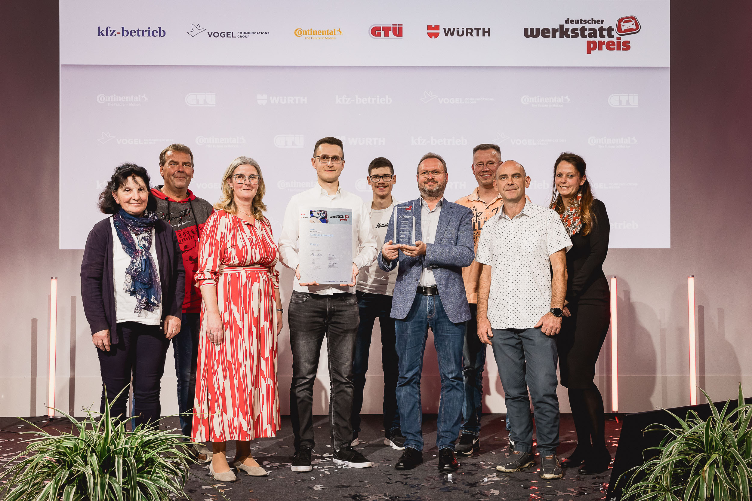 Team Autohaus Heinrich beim Werkstattpreis